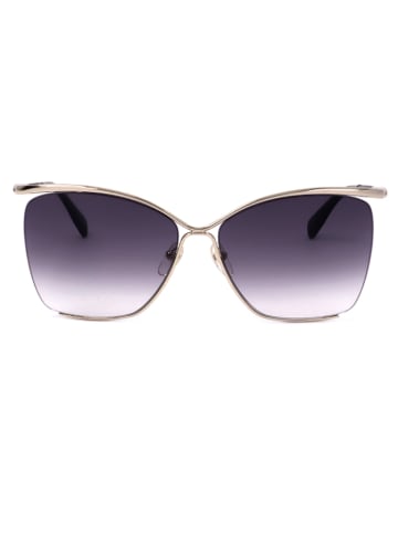 Longchamp Damskie okulary przeciwsłoneczne w kolorze srebrno-czarno-granatowym