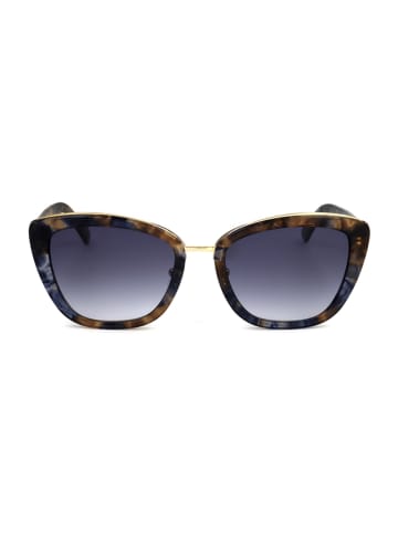 Longchamp Damen-Sonnenbrille in Blau-Havana
