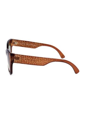 Longchamp Damen-Sonnenbrille in Braun/ Grün