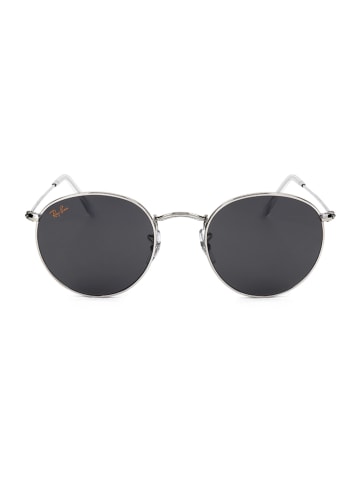 Ray Ban Unisex-Sonnenbrille in Silber/ Schwarz