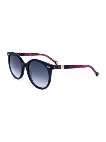 Carolina Herrera Damskie okulary przeciwsłoneczne w kolorze granatowo-fioletowym