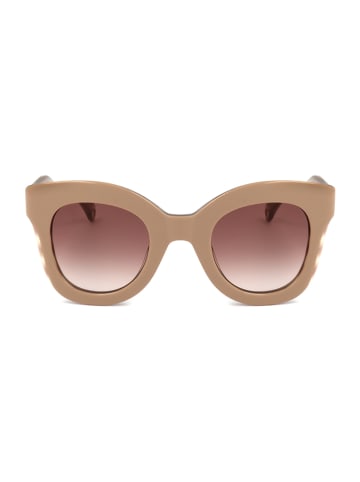 Carolina Herrera Damen-Sonnenbrille in Nude/ Pink