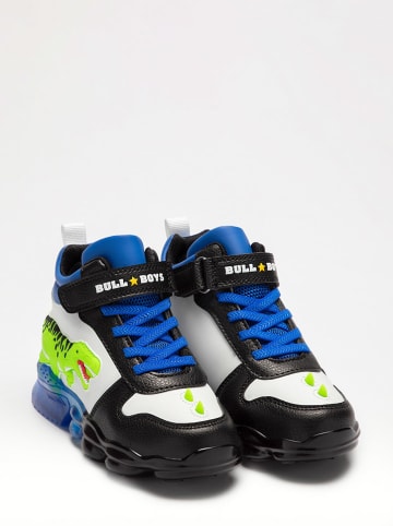 Bull Boys Sneakers "T-Rex" in Schwarz/ Weiß