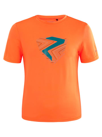 Ziener Koszulka sportowa "Naden" w kolorze pomarańczowym