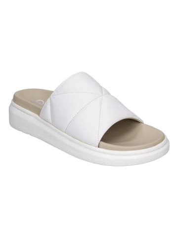 Gerry Weber Leren slippers wit