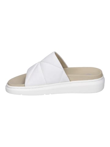 Gerry Weber Leren slippers wit