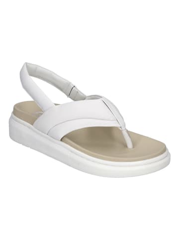 Gerry Weber Leren teensandalen wit