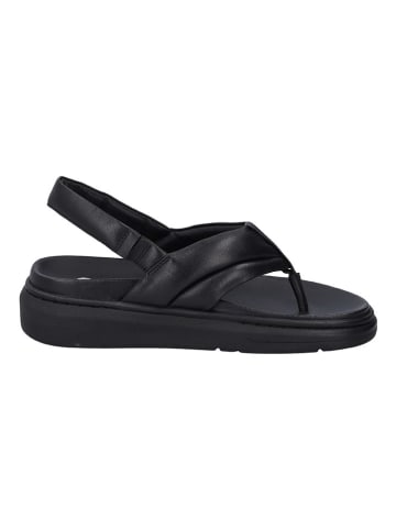 Gerry Weber Leder-Zehensandalen in Schwarz