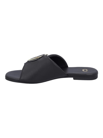 Gerry Weber Leren slippers zwart