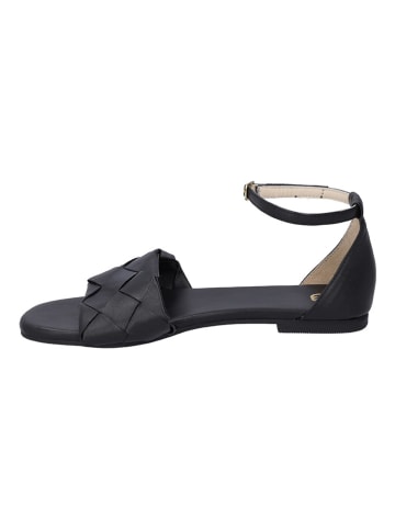 Gerry Weber Leder-Sandalen in Schwarz