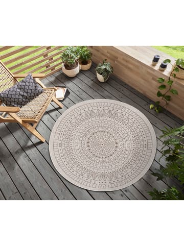NORTHRUGS Outdoor-Wende-Teppich "Porto" in Beige/ Hellbraun