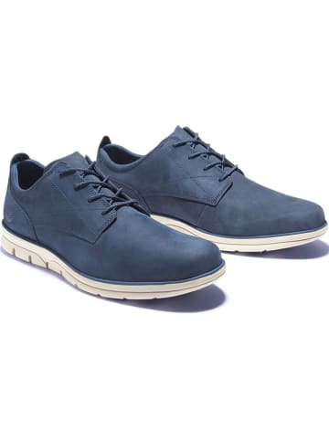 Timberland Skórzane trzewiki "Bradstreet PT Oxford" w kolorze granatowym