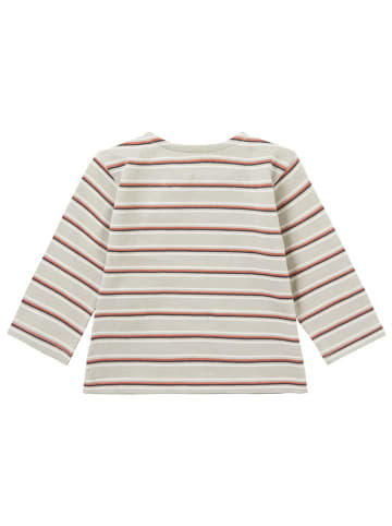 Noppies Longsleeve "Monmouth" in Grau/ Rot