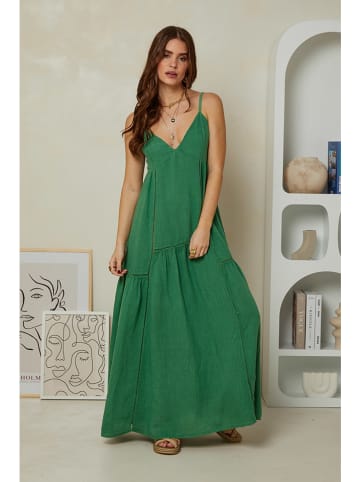 Rodier Lin Linnen jurk groen