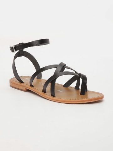 Les BAGATELLES Leren sandalen "Cabildo" zwart