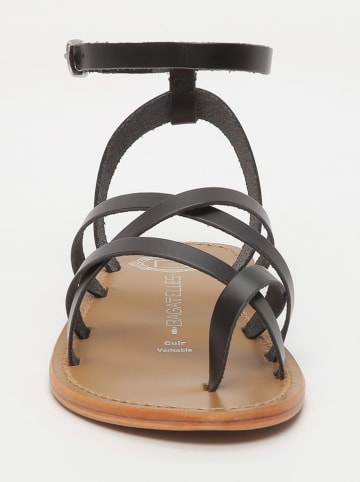 Les BAGATELLES Leren sandalen "Cabildo" zwart