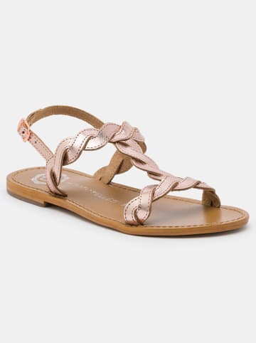 Les BAGATELLES Leren sandalen "Burke" roségoudkleurig