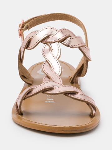 Les BAGATELLES Leren sandalen "Burke" roségoudkleurig