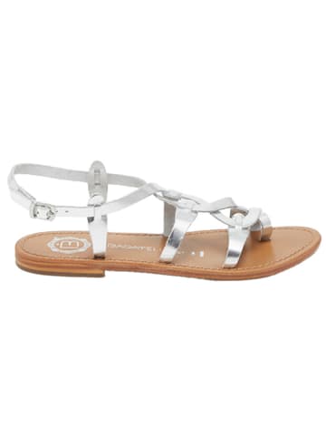Les BAGATELLES Leder-Sandalen "Burke" in Silber
