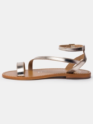 Les BAGATELLES Leder-Sandalen "Coney" in Gold