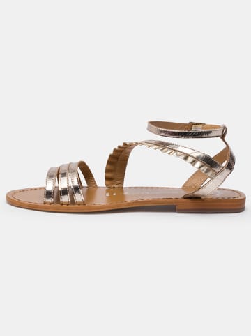 Les BAGATELLES Leder-Sandalen "Carroll" in Gold