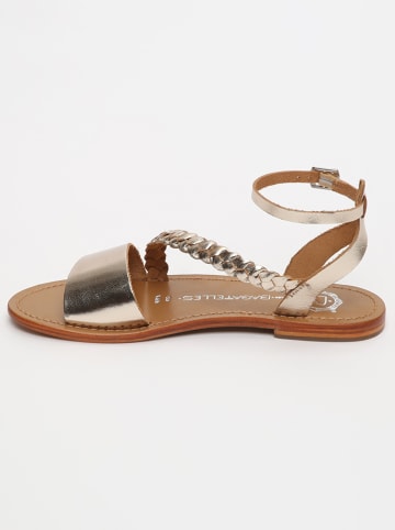 Les BAGATELLES Leren sandalen "Belgrade" goudkleurig