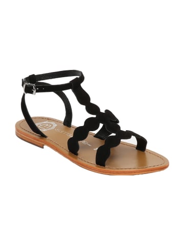 Les BAGATELLES Leren sandalen "Thuja" zwart