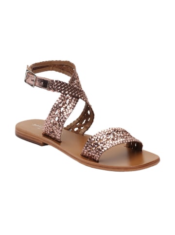 Les BAGATELLES Leder-Sandalen "Abitha" in Rosegold