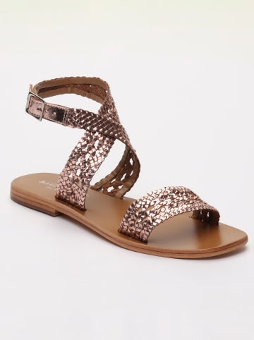 Les BAGATELLES Leren sandalen "Abitha" roségoudkleurig