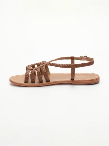 Les BAGATELLES Leren sandalen "Lyla" camel