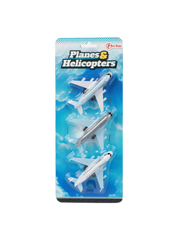 Toi-Toys 3-delige set: speelgoedvliegtuigen "Jet" - vanaf 3 jaar
