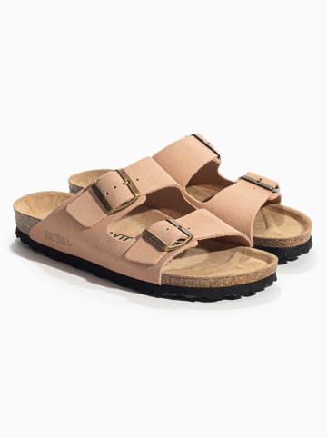 BAYTON Leder-Pantoletten "Tracy" in Rosa