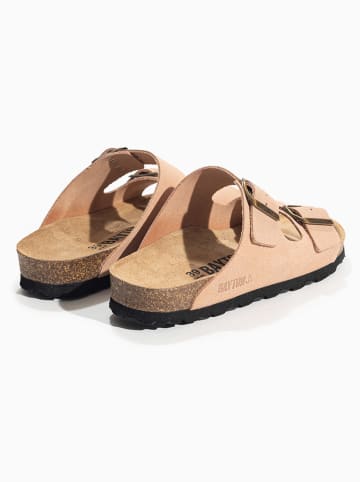 BAYTON Leder-Pantoletten "Tracy" in Rosa