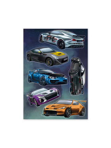Lutz Mauder Metallic-Sticker "Autos" in Bunt