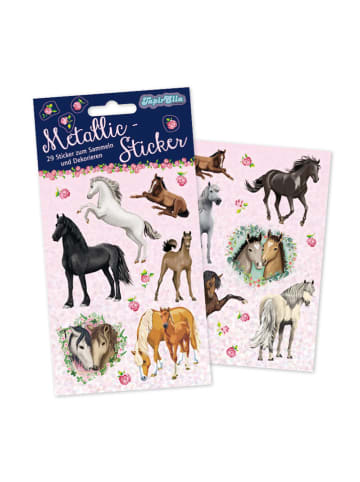 Lutz Mauder Metallic-Sticker "Pferde" in Bunt