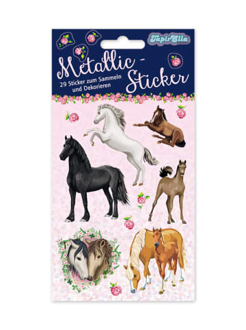 Lutz Mauder Metallic-Sticker "Pferde" in Bunt