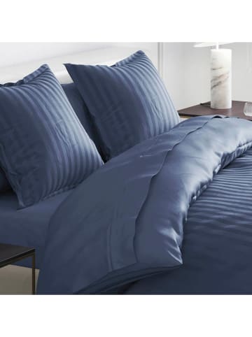 Cacharel Satin-Bettwäsche-Set in Blau