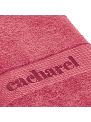 Cacharel 2-delige set: badhanddoeken roze
