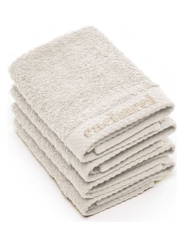 Cacharel 4er-Set: Handtücher in Hellgrau