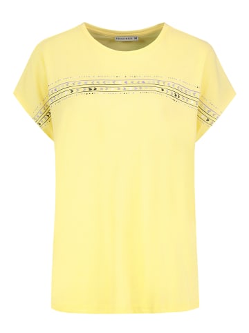 Fresh Made Koszulka "Fresh Made" w kolorze żółtym