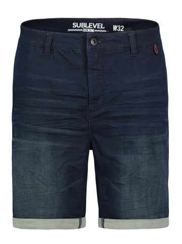 Sublevel Jeans-Chinobermudas "Sublevel D147" in Dunkelblau