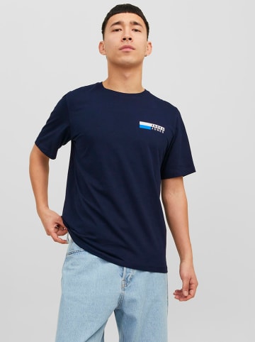 Jack & Jones Shirt "Corp Logo" donkerblauw