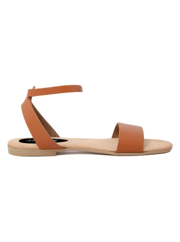 Lionellaeffe Leren sandalen lichtbruin