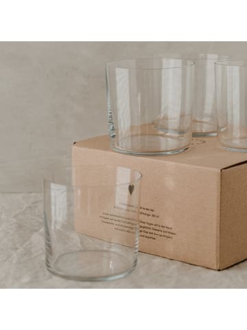 Eulenschnitt 4er-Set: Gläser - 350 ml