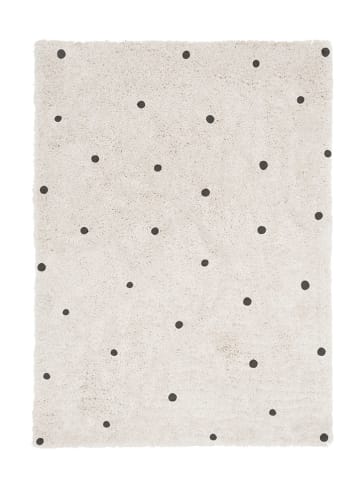 Eulenschnitt Katoenen tapijt "Punkte" crème - (L)200 x (B)140 cm