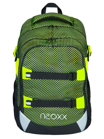 neoxx Rucksack "Active" in Schwarz/ Neongelb - (L)24 x (B)31 x (H)45,5 cm