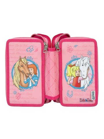 Bibi und Tina Gefülltes Federmäppchen in Rosa - (B)20 x (H)13 x (T)7,5 cm