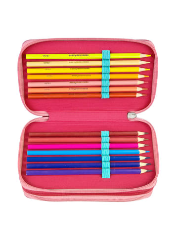 Bibi und Tina Gefülltes Federmäppchen in Rosa - (B)20 x (H)13 x (T)7,5 cm