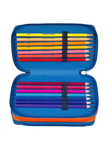 Hot Wheels Gefülltes Federmäppchen in Blau - (B)20 x (H)13 x (T)7,5 cm