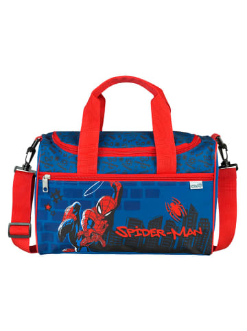 Spiderman Sporttas "Spider-Man" blauw/rood  - (B)35 x (H)23 x (D)16 cm